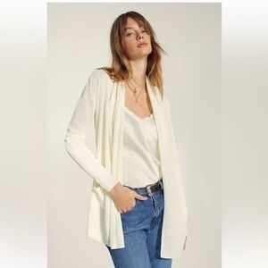 ARITZIA WILFRED Silk Cashmere Open Front Knit Cardigan Size Small